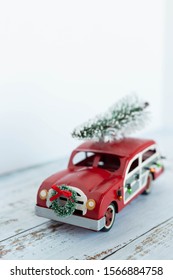 Vintage Station Wagon Christmas Tree Ornament