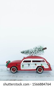 Vintage Station Wagon Christmas Tree Ornament