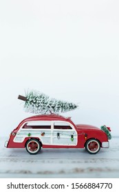 Vintage Station Wagon Christmas Tree Ornament