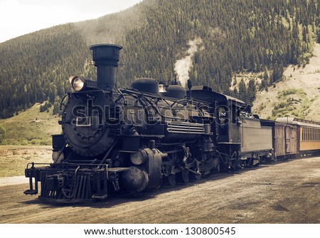 Vintage Steam Engine -Train