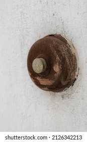 Vintage Style Old Door Bell With Button.