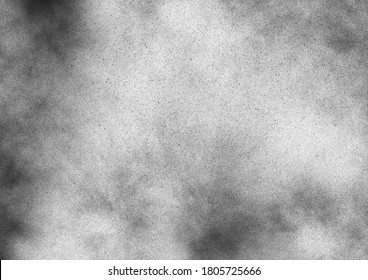 Vintage Subtle Grit Black And White Texture. Abstract Splattered Background For Overlay.