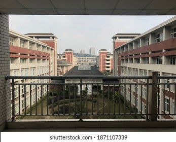 Vintage Suburban Medical School Building