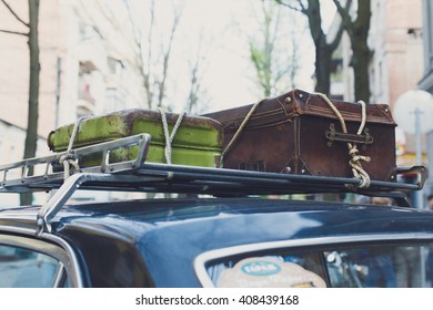 suitcase roof rack