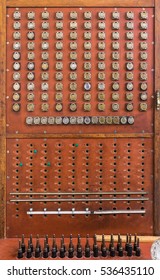 Vintage Telephone Switchboard And Plugs