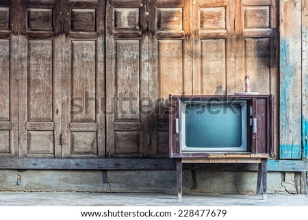 Vintage television