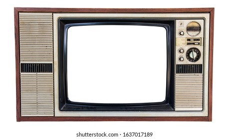 Vintage Classic Retro Style Old Televisionold Stock Photo (Edit Now ...