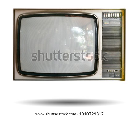 Similar – Image, Stock Photo hitchhikers Yellow TV set