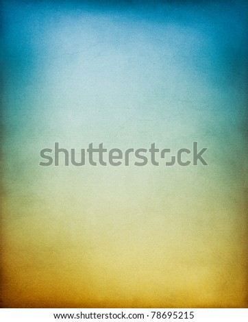 A vintage, textured paper background with an earth to sky toned gradient.