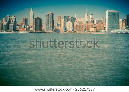 Similar – Foto Bild Blick über New York City in Midtown Manhattan