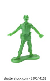 Vintage Toy Green Soldiers Isolated On Stock Photo 659144152 | Shutterstock