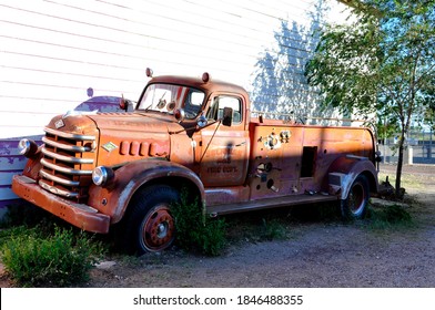 Vintage Truck At The Famous Stop On The Route 66 In Seligman, Arizona, USA, 13/08/18