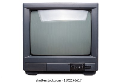 Vintage TV isolated on white background - Shutterstock ID 1502196617