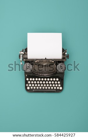 Vintage typewriter