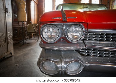 Vintage US classic car - Shutterstock ID 335909645