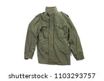 Vintage US Marine Corps Vietnam era jacket from the Hotel Company, 2nd Battalion, 25th Marines isolated on white