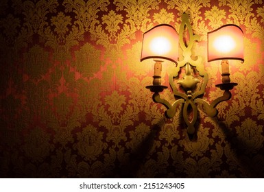 Vintage venetian background. Retro pattern in this old decorative wallpaper.