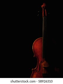 Vintage Violin Silhouette