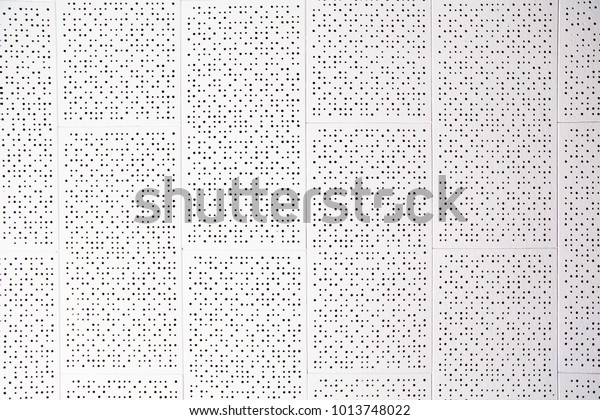Vintage White Ceiling Pattern Spotted Retro Stock Photo Edit Now