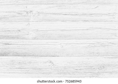 Vintage white texture background of old pine wood. Distressed grayscale wooden background. Wood table texture background top view.