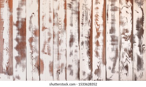 Vintage white wooden planks texture. Shabby chic background. Rustic wooden wall texture background.