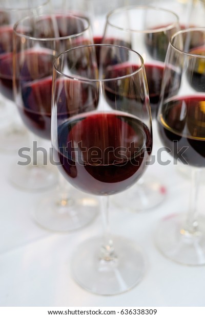 Vintage Wine Wedding Reception Stock Photo Edit Now 636338309