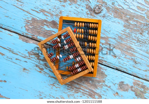 vintage wooden abacus