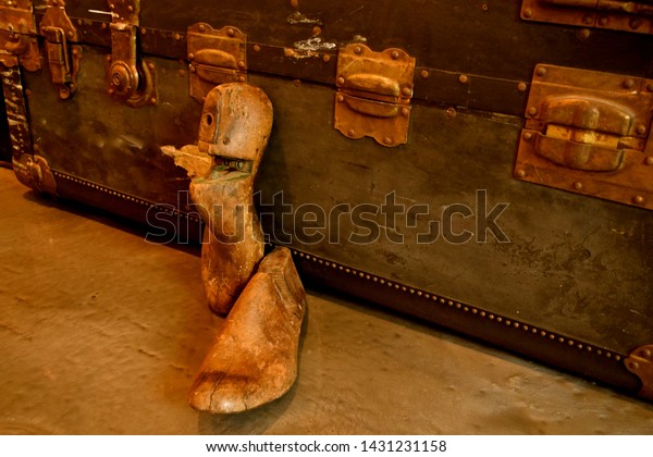 vintage wooden shoe stretcher
