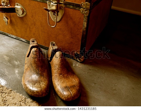 old wooden shoe stretcher