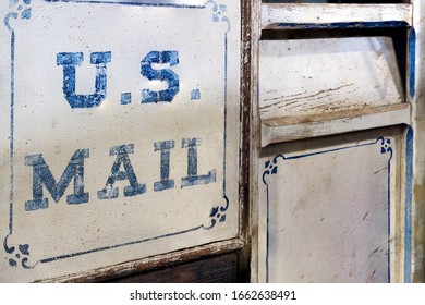 Vintage Wooden United States Mail Carrier Truck