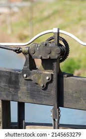 Vintage Working Lock Gate In Stroud 
(depth Of Field)