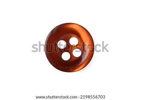 vintge button red isolated on white background 