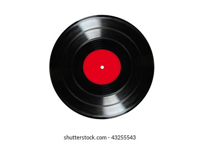 Vinyl 33rpm Record Red Label Stock Photo 43255543 | Shutterstock