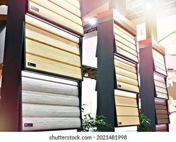 Vinyl Construction Siding On Display In Store