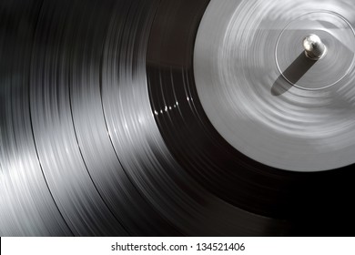 Vinyl LP Record Close Up