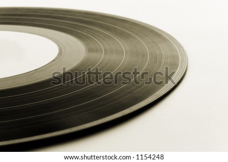 vinyl plate or disc