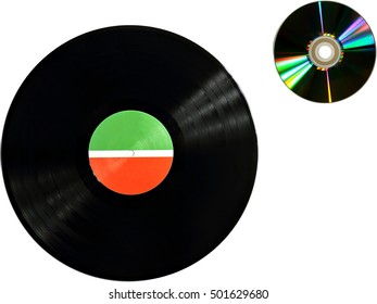 Vinyl Record with Compact Disk
