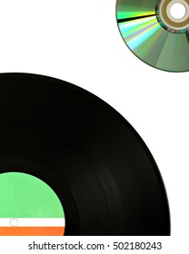 Vinyl Record with Compact Disk