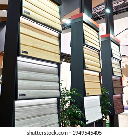 Vinyl Siding On Display In Store