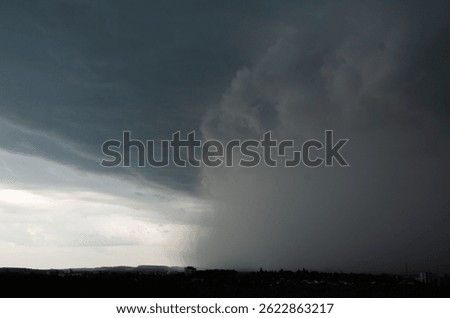 A violent thunderstorm breaks out.