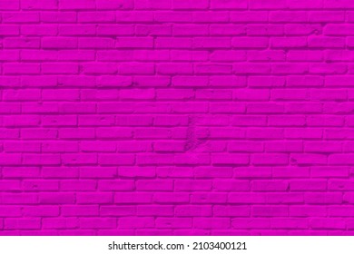 Violet Color Brick Wall Background Stock Photo 2103400121 