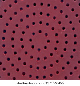 Violet Perforated Plastic Background, Useful For Design-works