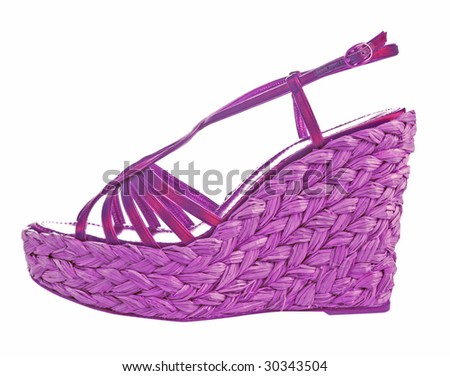 violet shoe