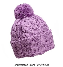 Violet Woolen Knit Hat