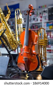 Violin At The Music Store