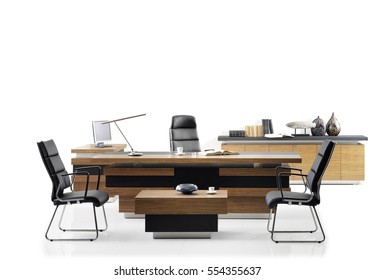 VIP Office Furniture On A White Background