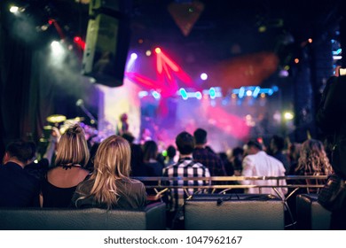 Vip Places During A Concert In A Nightclub