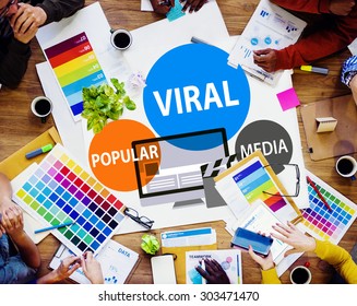 Konzept der Viral Global Communications Internet Technology