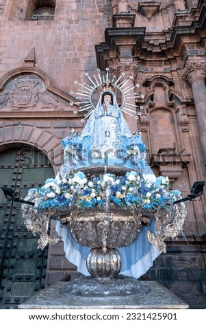 Virgen Concepción Inmaculada o Linda de la Catedral del Cusco, Corpus Christi en Cusco, Virgen de Belén
