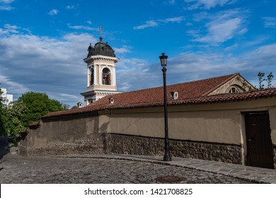 Virgin Mary Eastern Orthodox Church in city of Plovdiv, Bulgaria - Shutterstock ID 1421708825